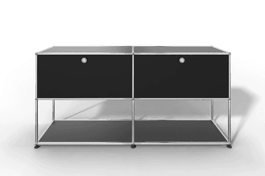 USM Haller Sideboard, 2 Klapptüren, untere Ebene offen Produktbild