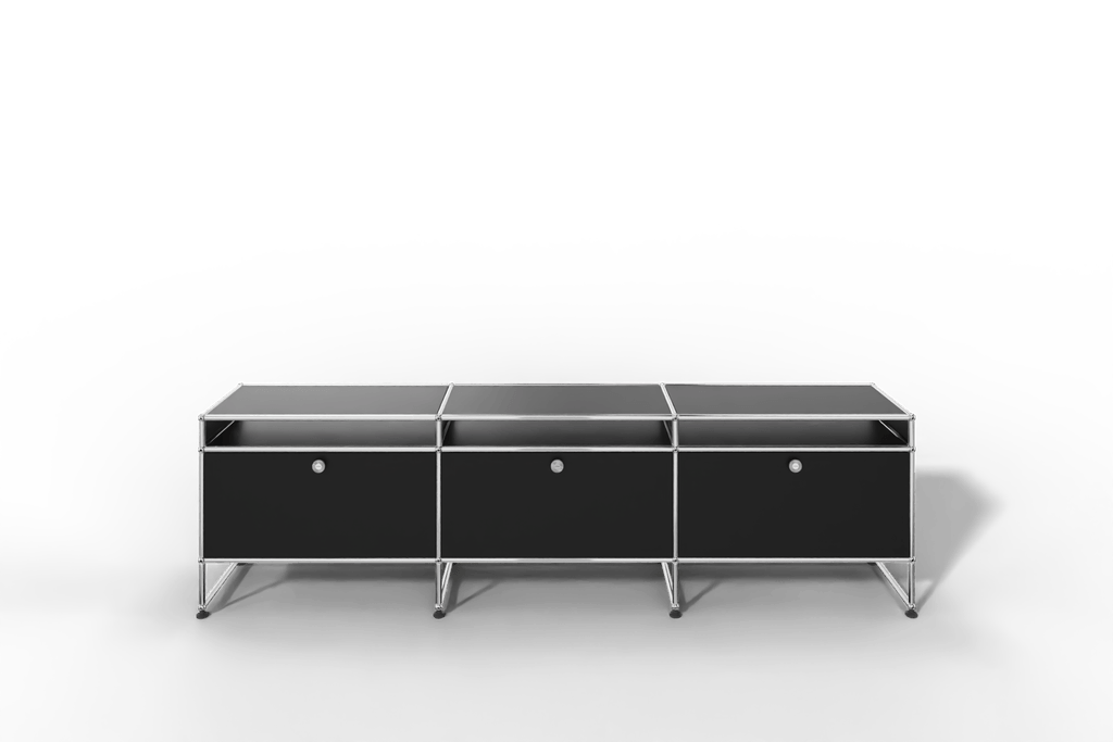 USM Haller TV-Lowboard, von Paul Schärer & Fritz Haller Produktbild