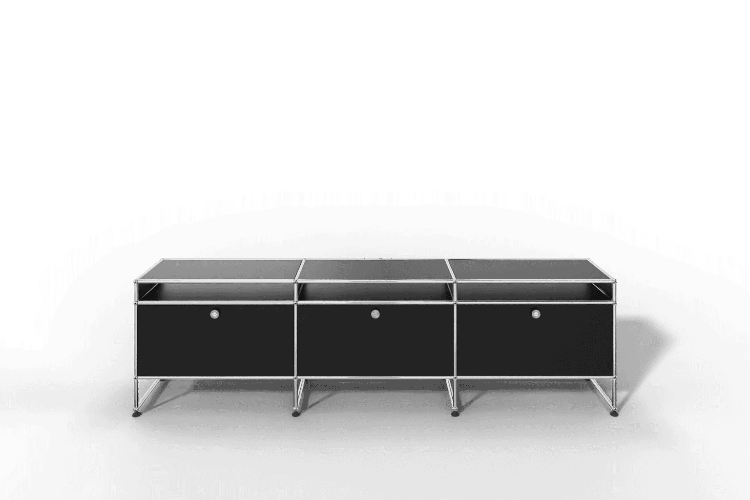 USM Haller TV-Lowboard, von Paul Schärer & Fritz Haller Produktbild