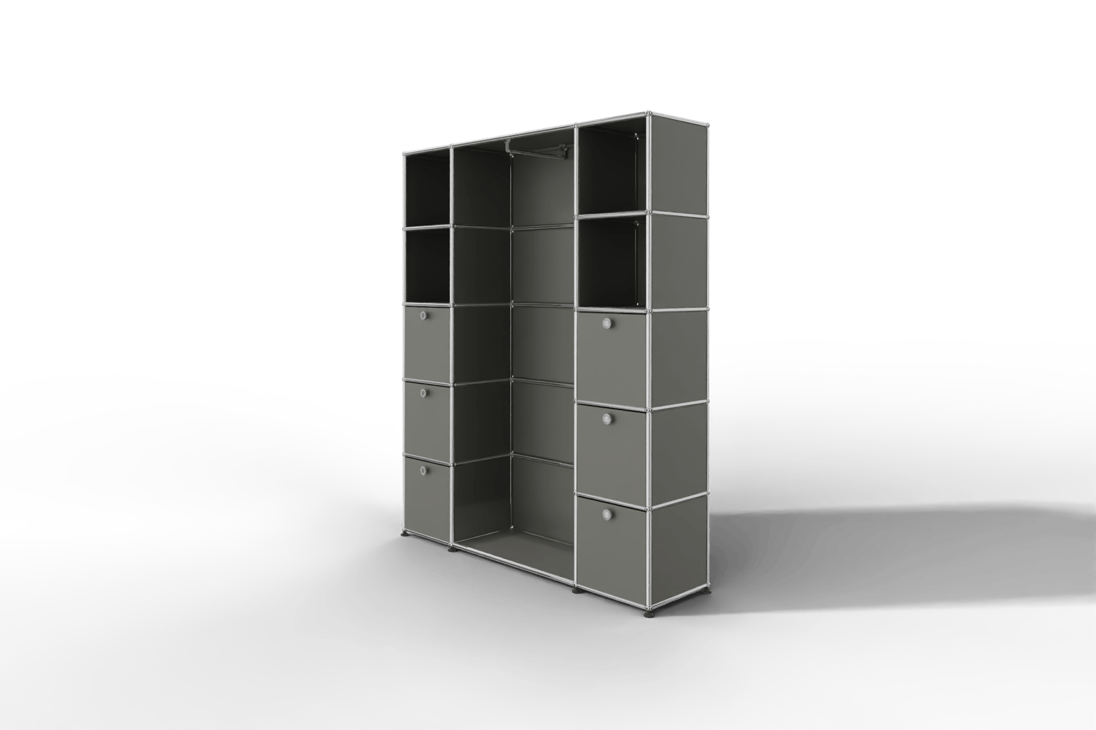 USM Haller Garderobe, 1450 mm breit, mit Klapptüren Produktbild