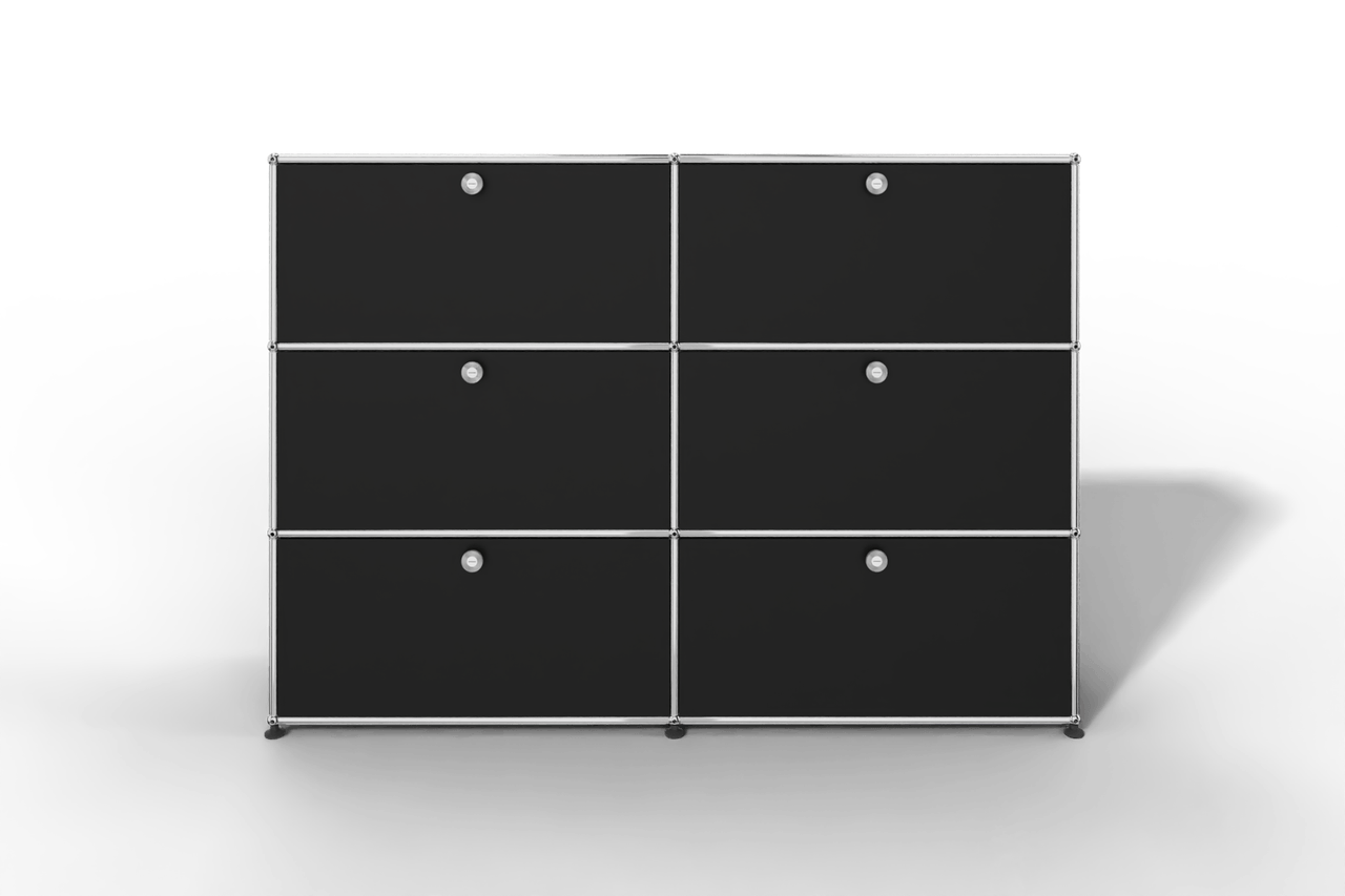 USM Haller Highboard, mit 6 Klapptüren, von Paul Schärer & Fritz Haller Produktbild