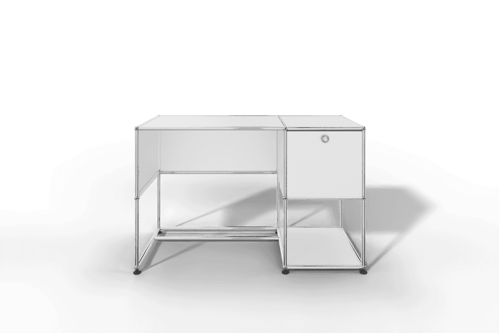 Arbeitsplatz mit Klapptüre