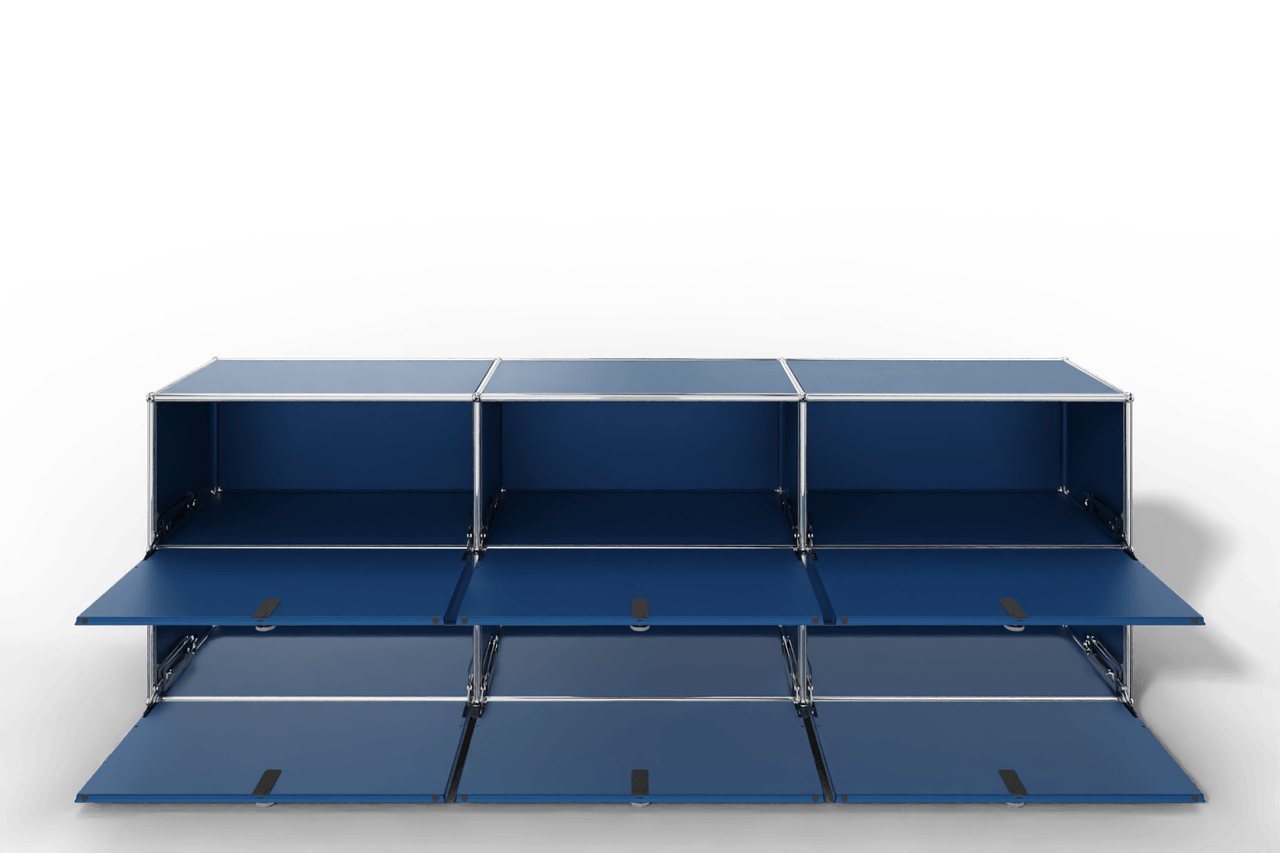 USM Haller Sideboard, mit 6 Klapptüren, von Paul Schärer & Fritz Haller Produktbild
