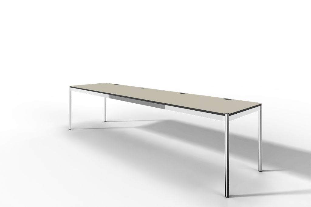 USM Haller Tisch Plus,Tiefe 750 mm, Oberfläche Linoleum Produktbild