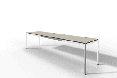 USM Haller Tisch Plus,Tiefe 750 mm, Oberfläche Linoleum Produktbild
