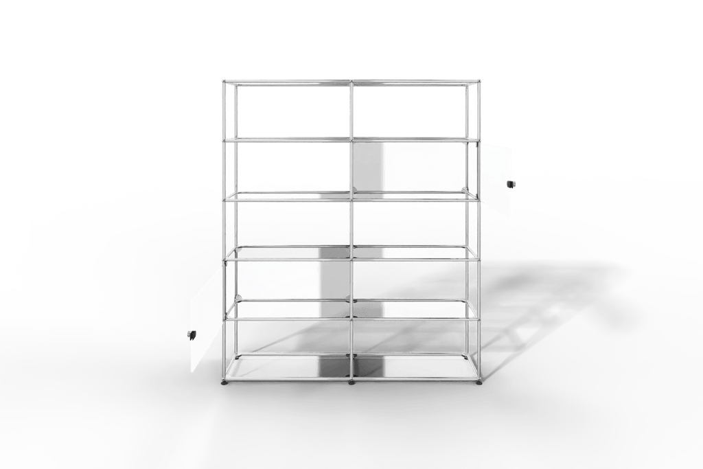 USM Haller Glasvitrine mit 2 Glastüren Produktbild