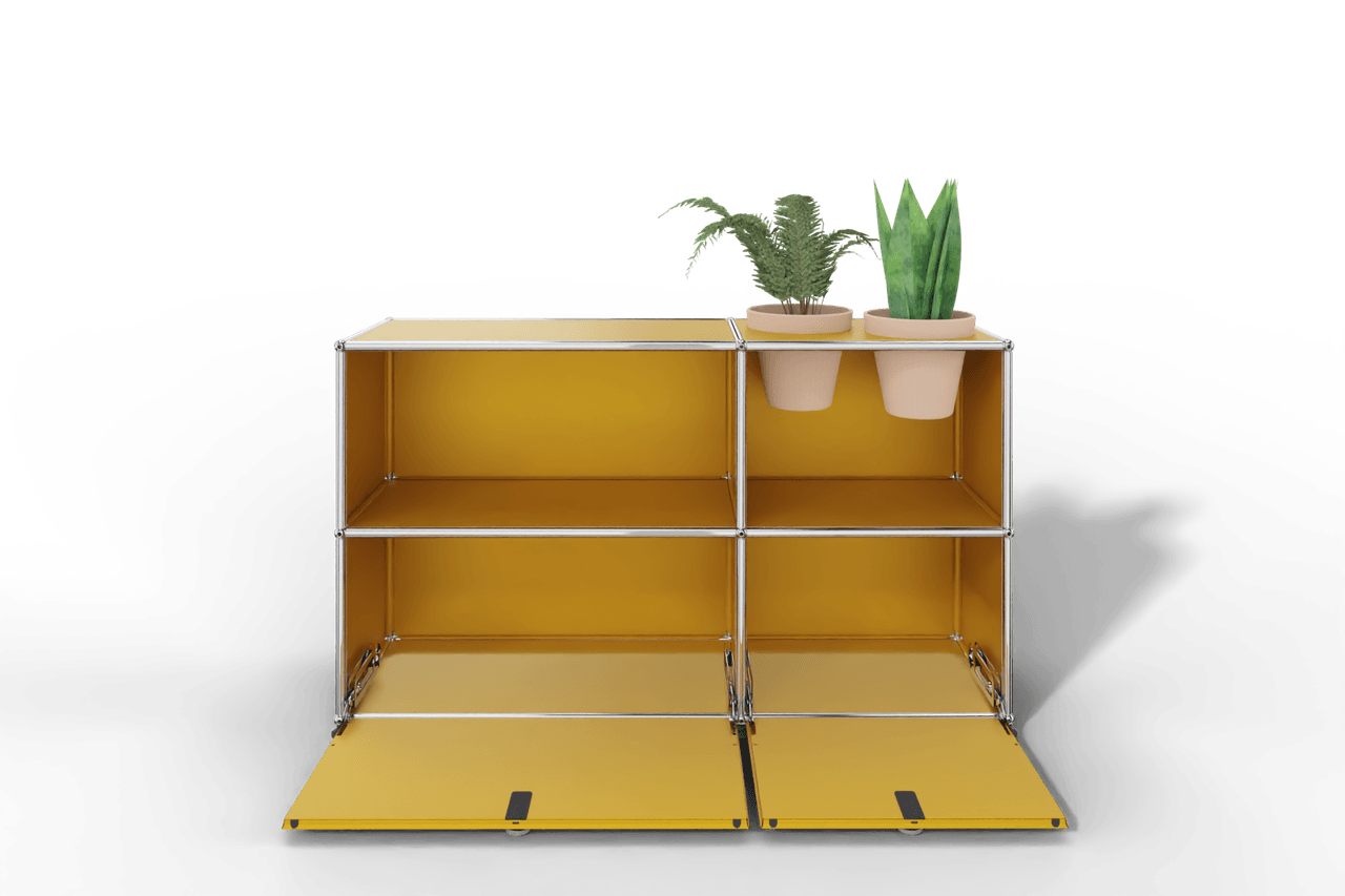 USM Haller Sideboard mit Klapptüren und Pflanzeneinsatz Produktbild