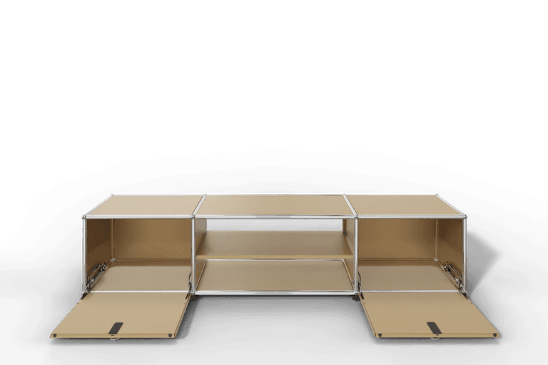 USM Haller TV-Lowboard mit Mittelteil und Zwischentablar Produktbild