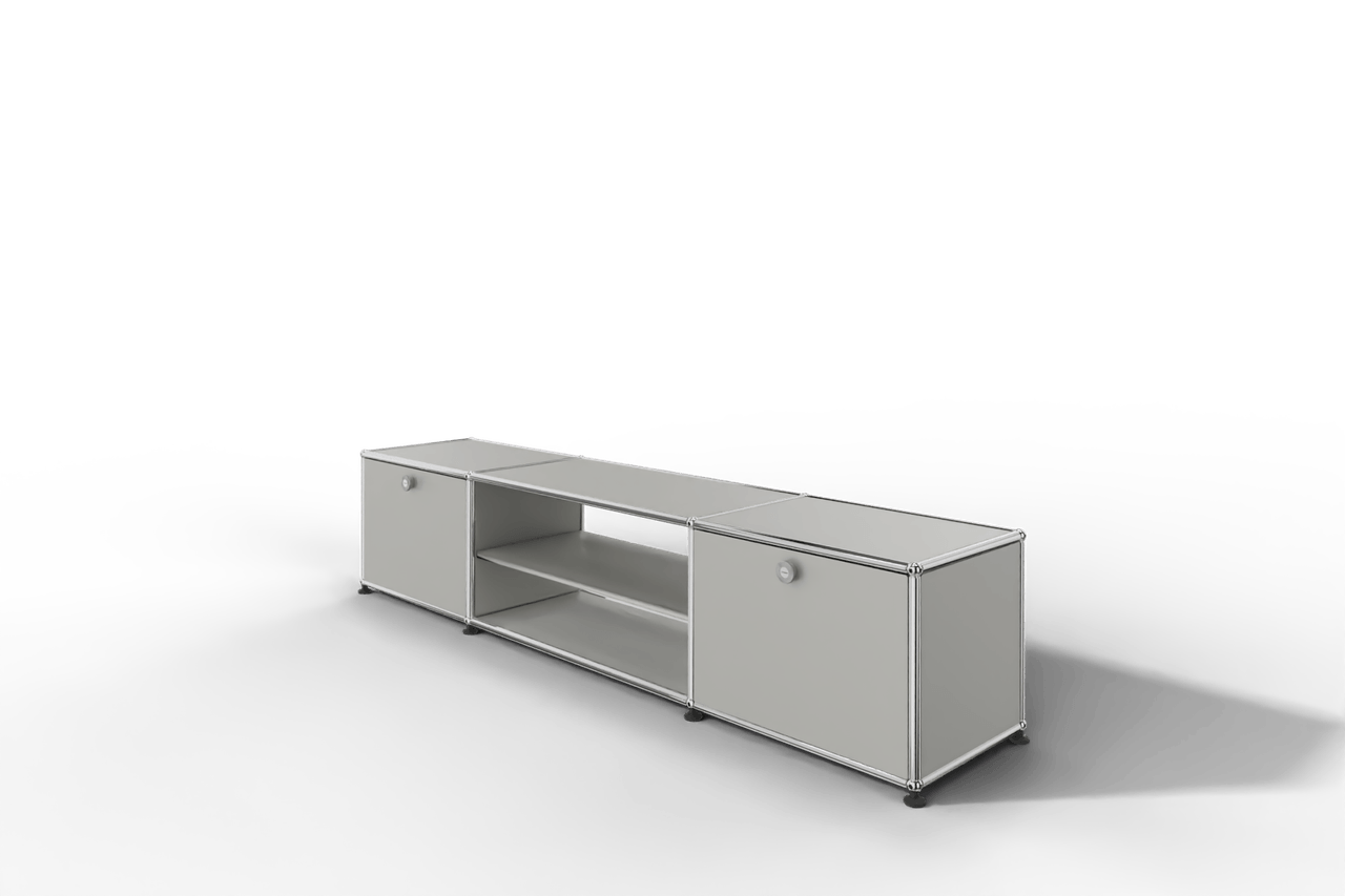 USM Haller TV-Lowboard mit Mittelteil und Zwischentablar Produktbild