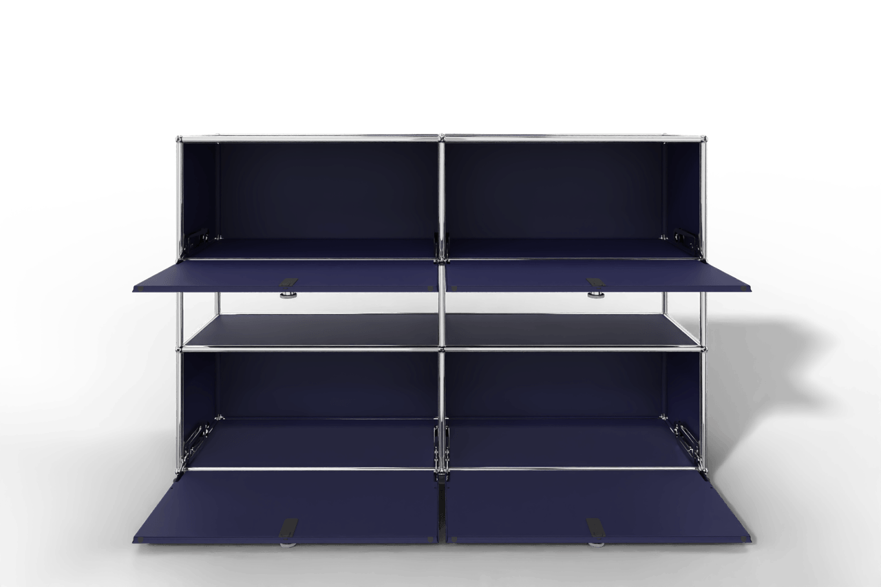 USM Haller Highboard mit 4 Klapptüren und offener Ebene Produktbild
