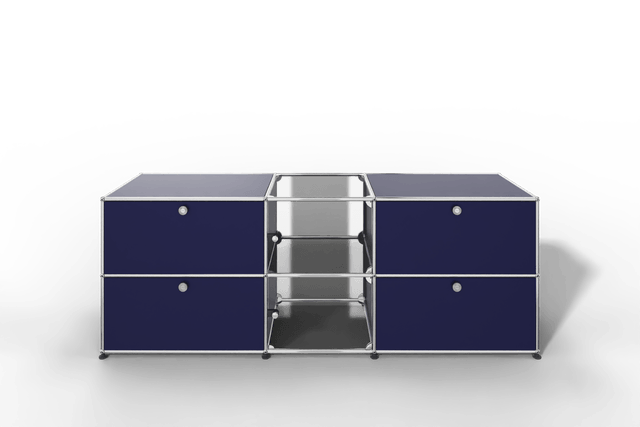 USM Haller Sideboard mit Vitrinen-Element