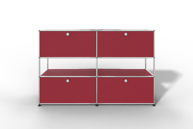 USM Haller Highboard mit 4 Klapptüren und offener Ebene