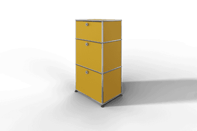USM Haller schmales Highboard mit 3 Klapptüren. Produktbild