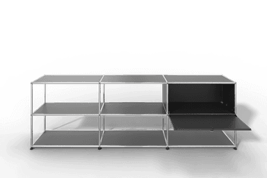 USM Haller Sideboard offen mit einer Klapptüre Produktbild