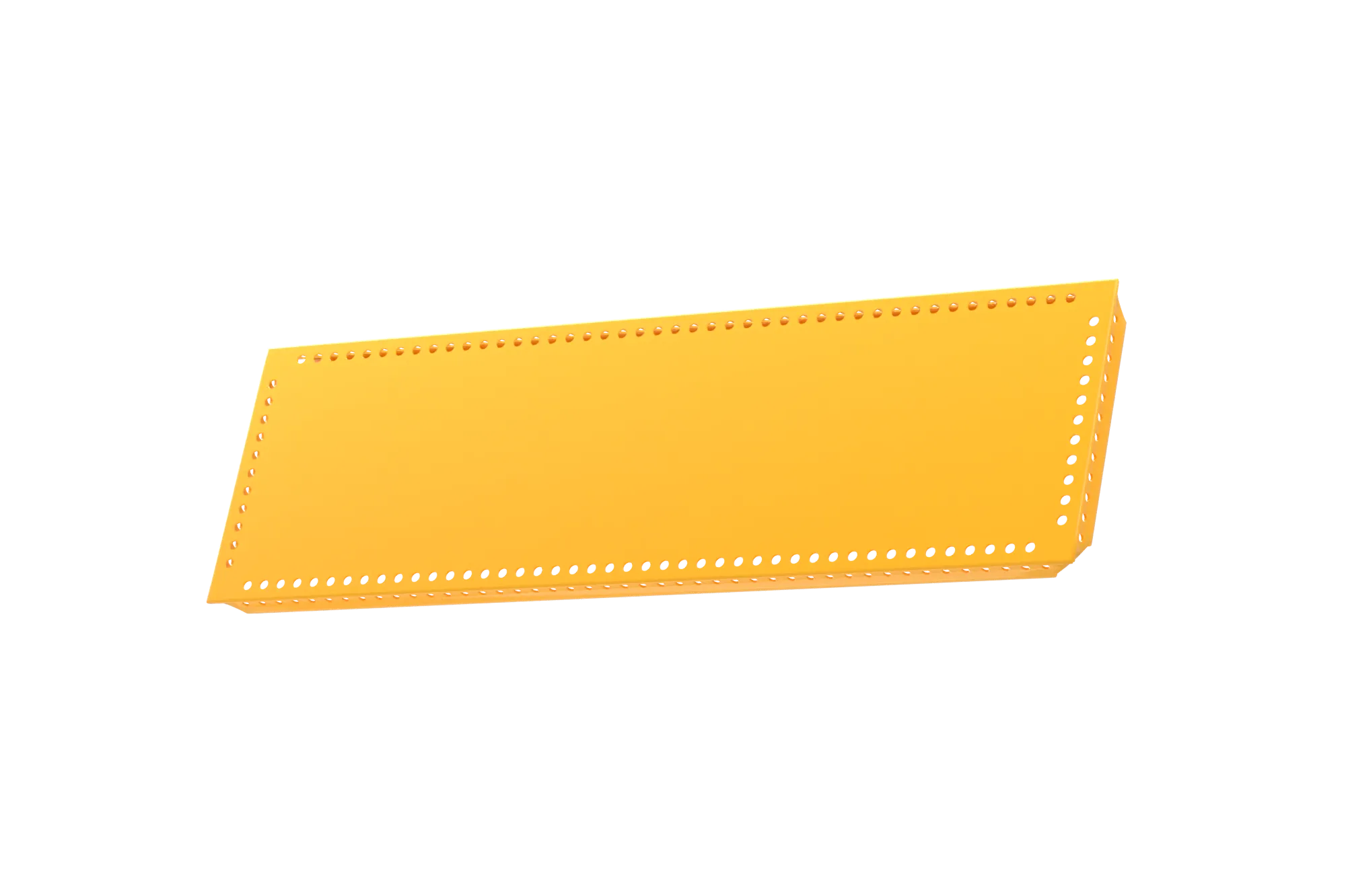 USM Haller Tablar Gelocht Goldgelb 500x150 Produktbild