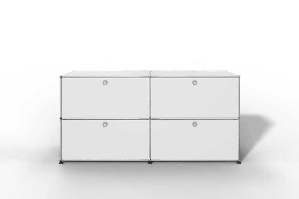 Farbe wählbar - USM Haller Sideboard, mit 4 Klapptüren Produktbild