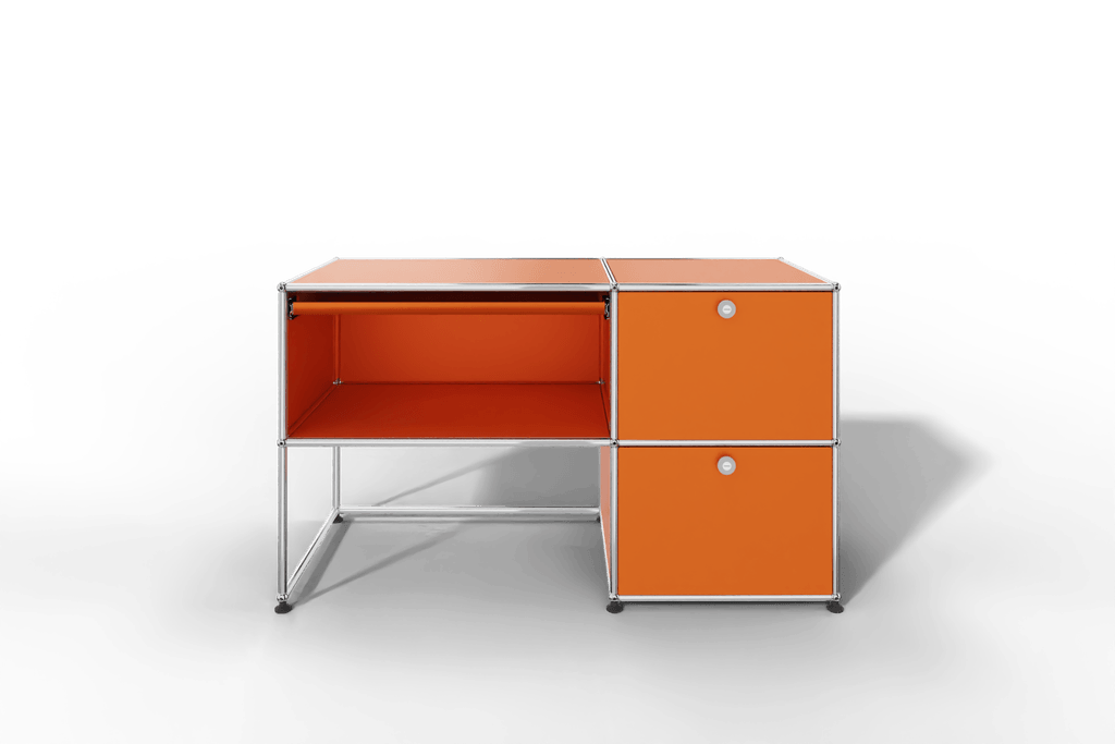 USM Haller Arbeitsplatz mit zwei Klapptüren Produktbild