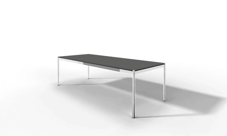 USM Haller Tisch, Tiefe 1000 mm, Linoleum beschichtet, aus 5 Farben wählbar, Tischlänge wählbar Produktbild