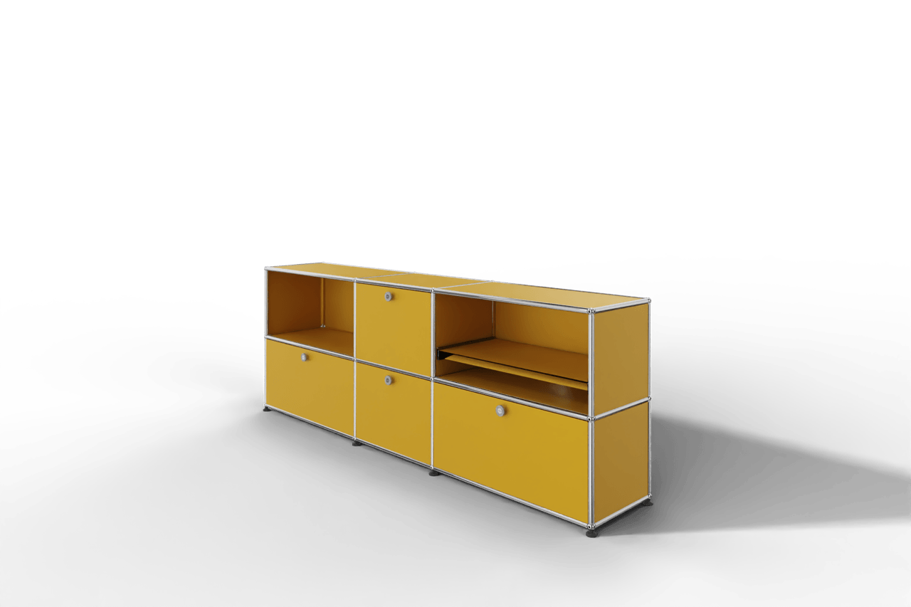 USM Haller Sideboard, 4 Klapptüren, 1 Ausziehtablar Produktbild