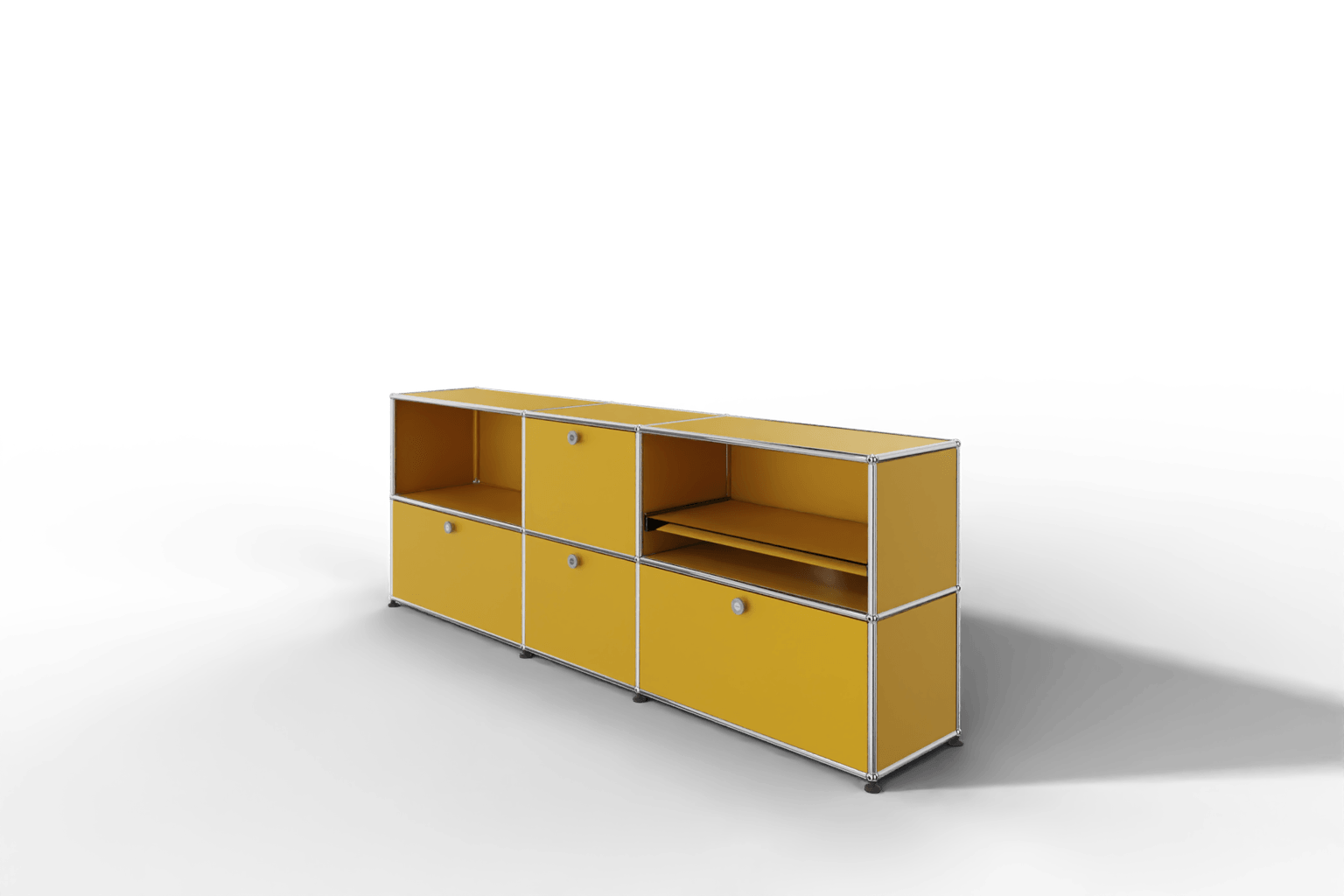 USM Haller Sideboard, 4 Klapptüren, 1 Ausziehtablar Produktbild