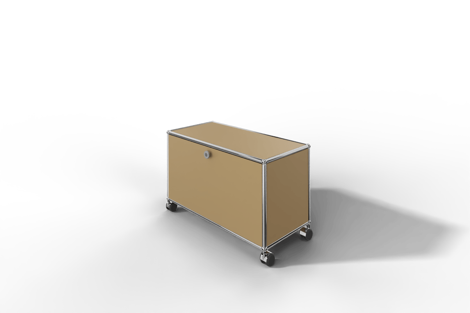 USM Haller Lowboard klein mit einer Klapptüre - auf Rollen Produktbild