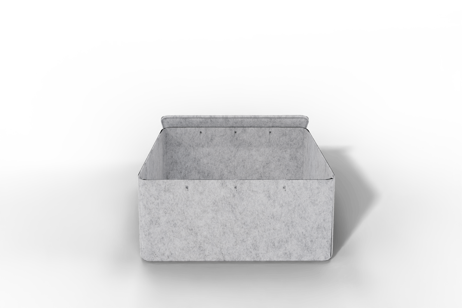 USM Inos Box hoch, 500 mit Tablett - wählbar in Anthrazit oder Hellgrau Produktbild