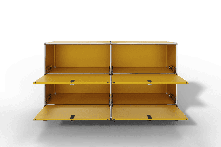 USM Haller Sideboard, mit 4 Klapptüren und Sockel von Paul Schärer & Fritz Haller Produktbild