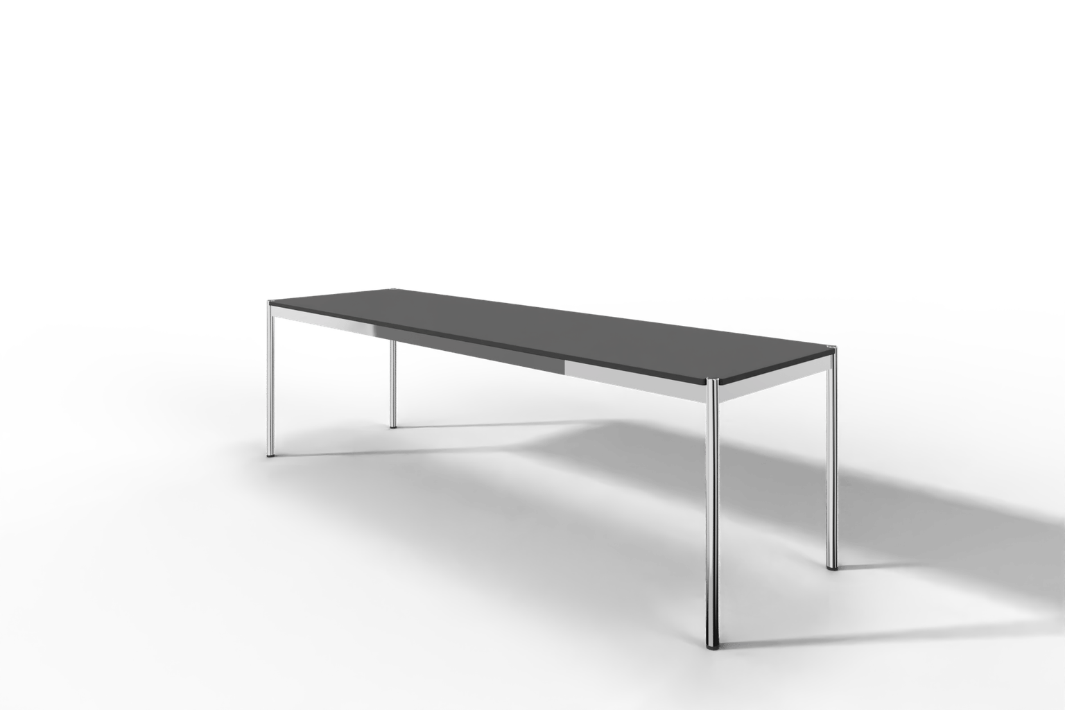 USM Haller Tisch, Tiefe 750 mm, in Fenix, aus 3 Farben wählbar, Tischlänge wählbar Produktbild