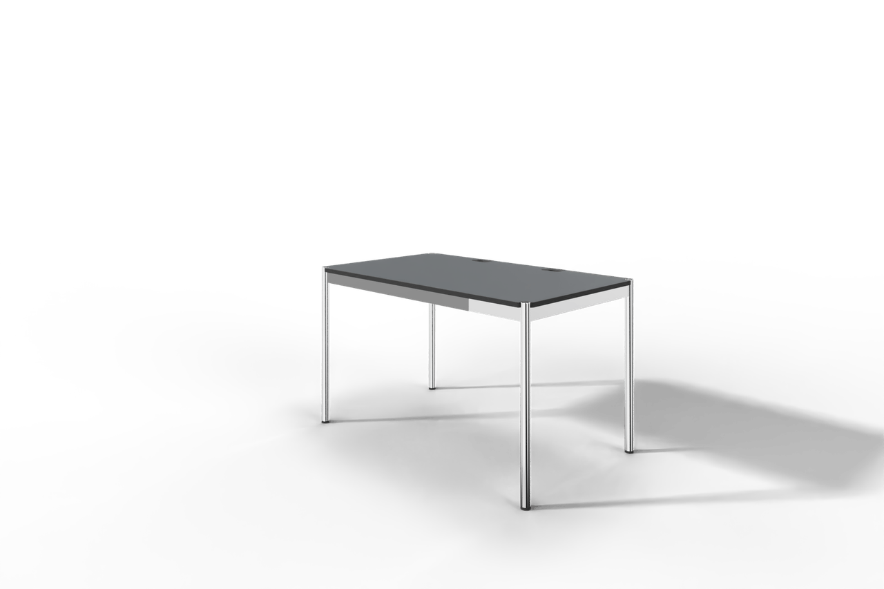 USM Haller Tisch Plus,Tiefe 750 mm, Oberfläche Linoleum Produktbild