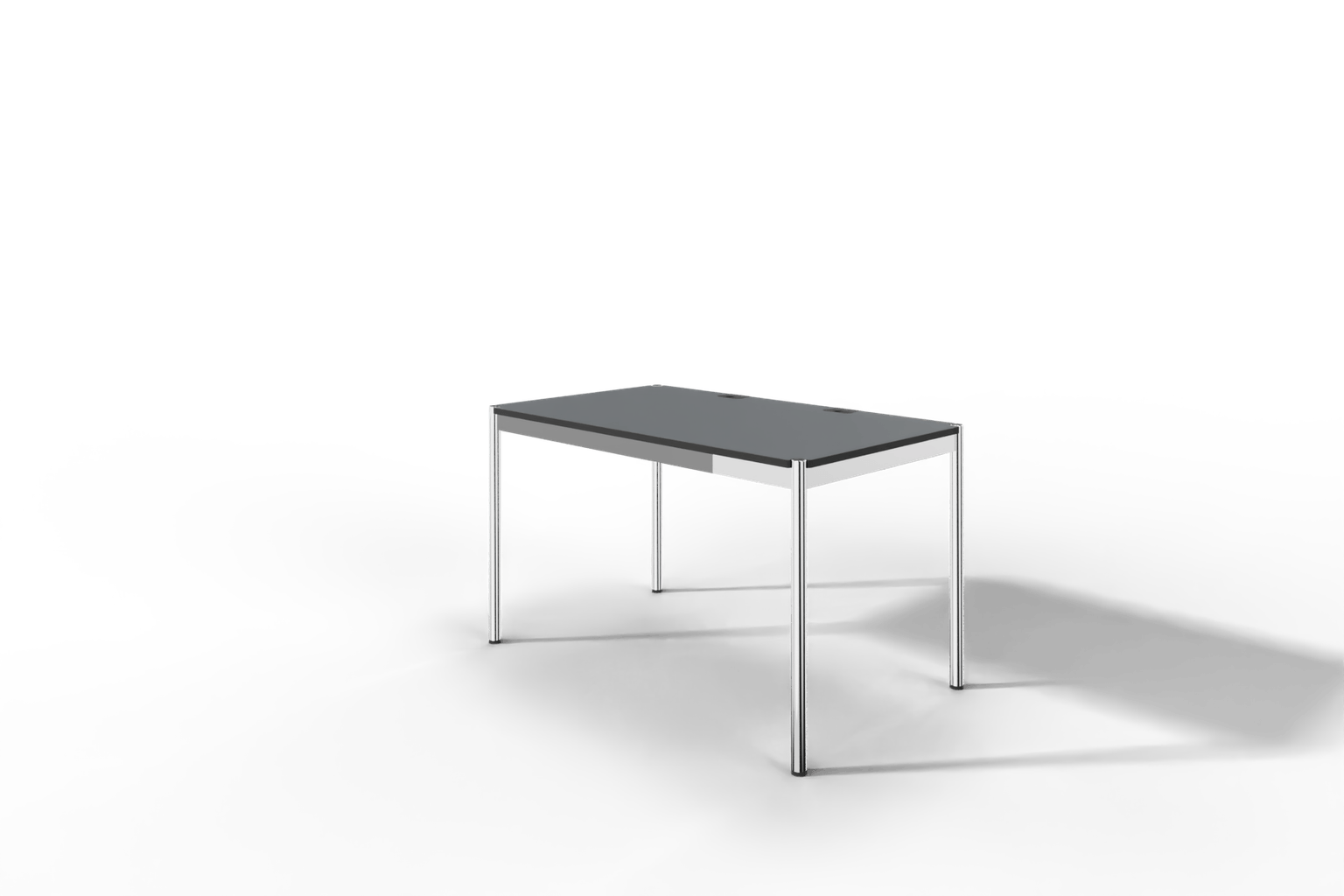 USM Haller Tisch Plus,Tiefe 750 mm, Oberfläche Linoleum Produktbild