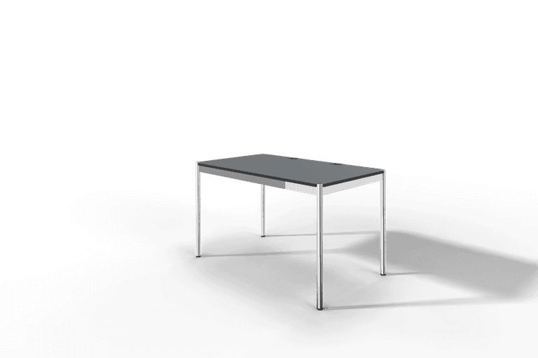 USM Haller Tisch Plus,Tiefe 750 mm, Oberfläche Linoleum Produktbild