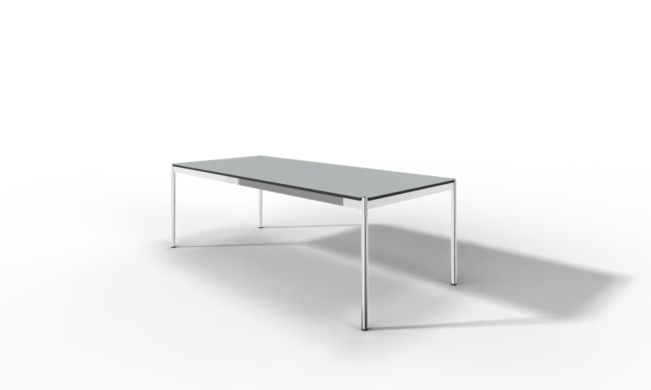 USM Haller Tisch, Tiefe 1000 mm, Linoleum beschichtet, aus 5 Farben wählbar, Tischlänge wählbar Produktbild