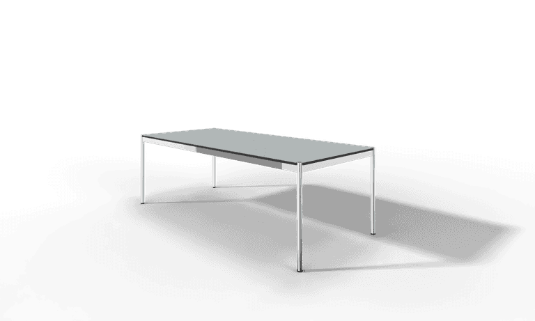 USM Haller Tisch, Tiefe 1000 mm, Linoleum beschichtet, aus 5 Farben wählbar, Tischlänge wählbar Produktbild
