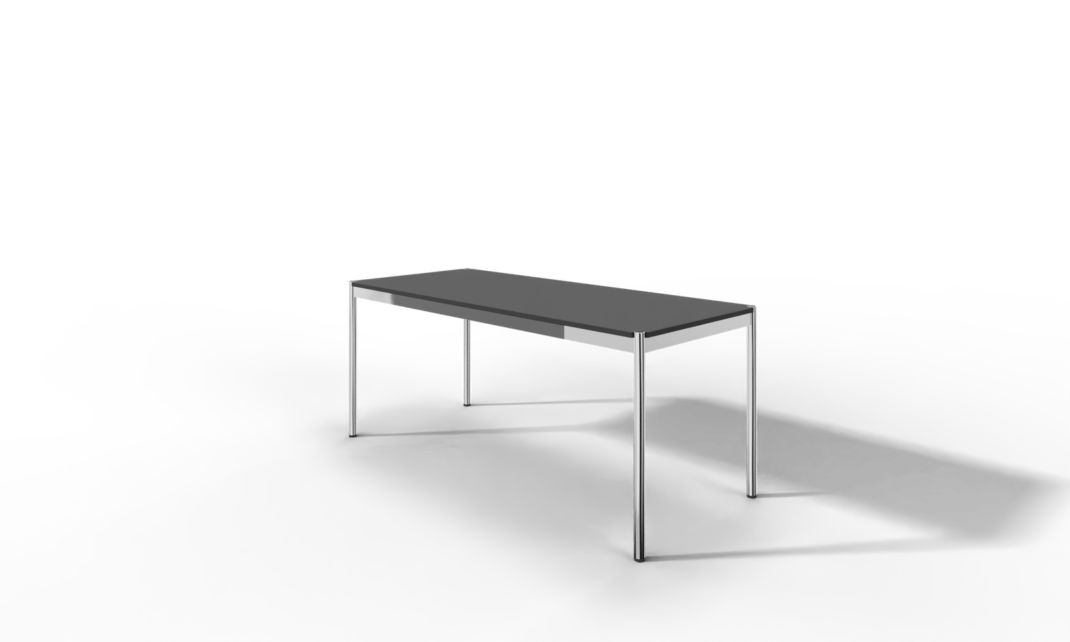 USM Haller Tisch, Tiefe 750 mm, in Fenix, aus 3 Farben wählbar, Tischlänge wählbar Produktbild