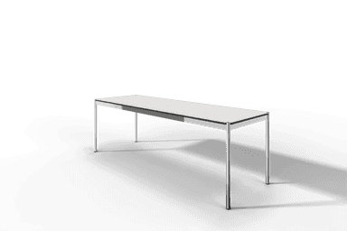 USM Haller Tisch, Tiefe 750 mm, in Fenix, aus 3 Farben wählbar, Tischlänge wählbar Produktbild