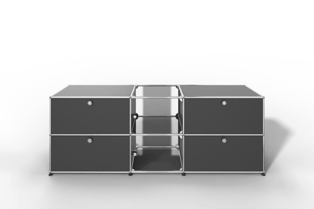 USM Haller Sideboard mit Vitrinen-Element Produktbild