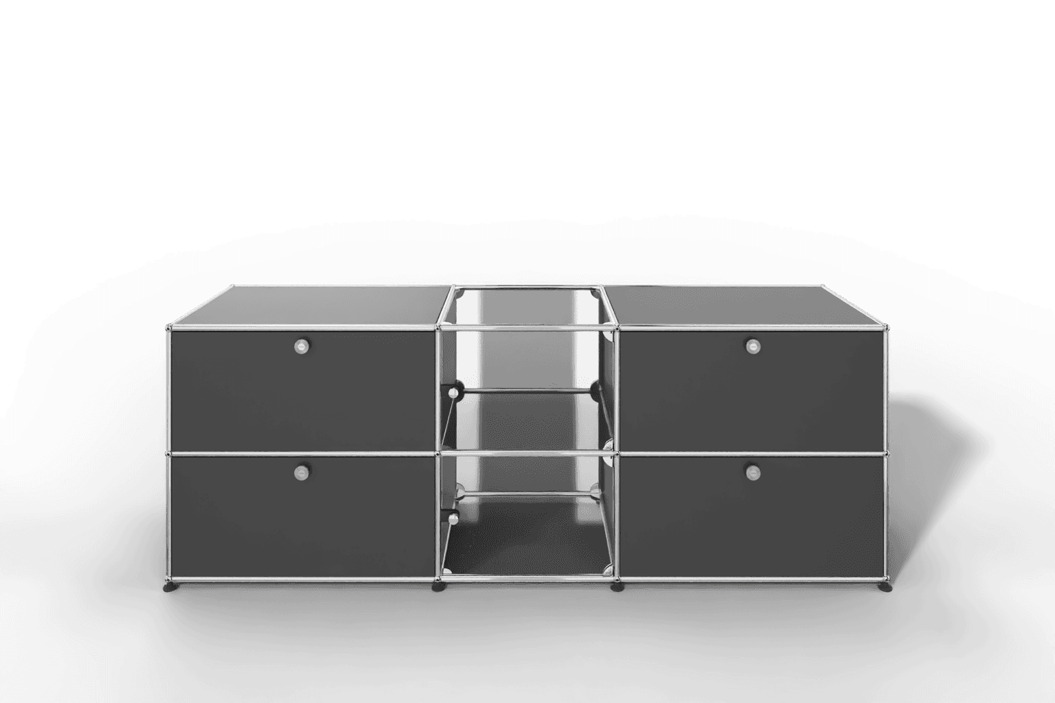USM Haller Sideboard mit Vitrinen-Element Produktbild