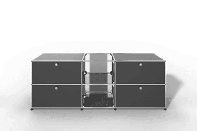 USM Haller Sideboard mit Vitrinen-Element Produktbild