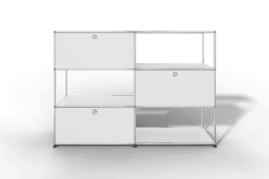 USM Haller Highboard/Raumteiler, 3 offene Elemente, 3 Klapptüren Produktbild