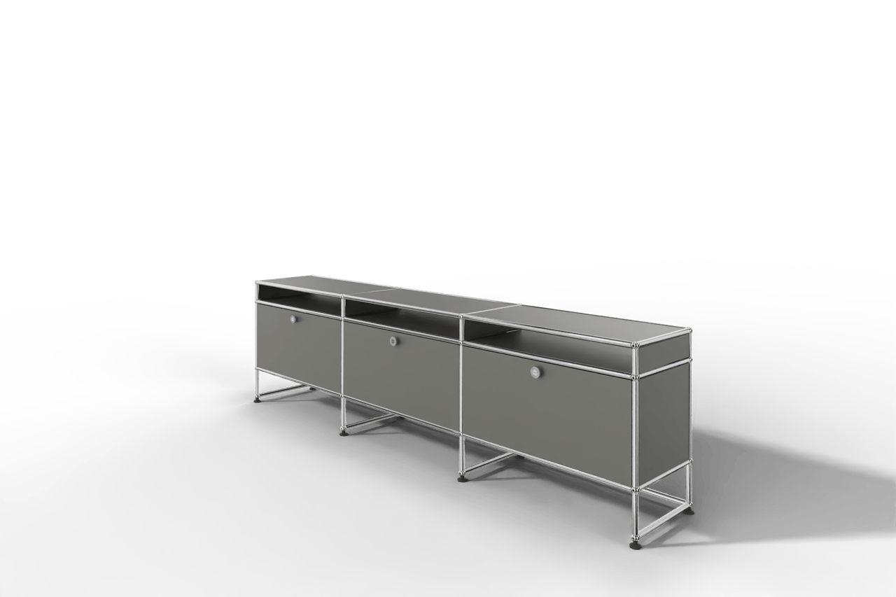 USM Haller TV-Lowboard, von Paul Schärer & Fritz Haller Produktbild