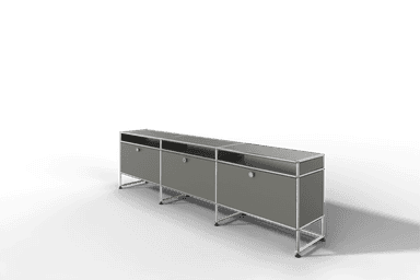 USM Haller TV-Lowboard, von Paul Schärer & Fritz Haller Produktbild