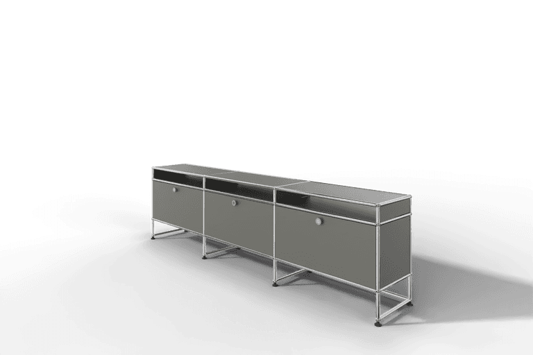 USM Haller TV-Lowboard, von Paul Schärer & Fritz Haller Produktbild