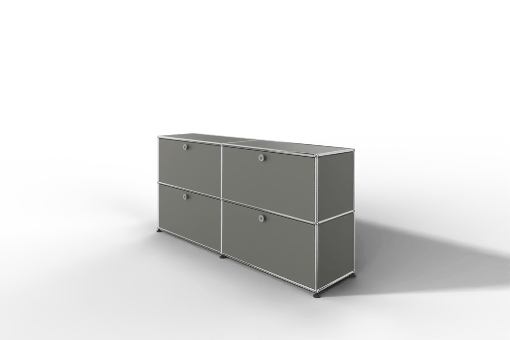 Farbe wählbar - USM Haller Sideboard, mit 4 Klapptüren Produktbild