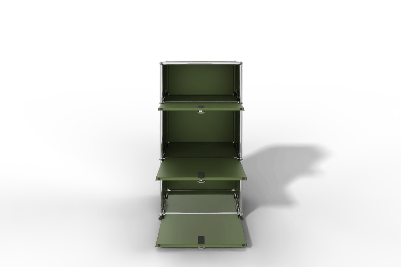 USM Haller schmales Highboard mit 3 Klapptüren. Produktbild