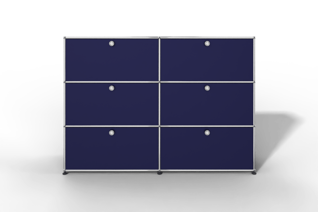USM Haller Highboard, mit 6 Klapptüren, von Paul Schärer & Fritz Haller Produktbild