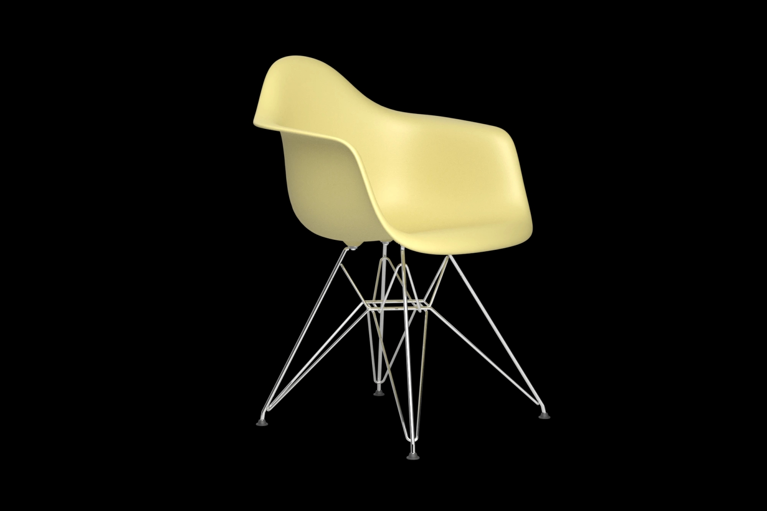 Eames Plastic Armchair DAR Produktbild