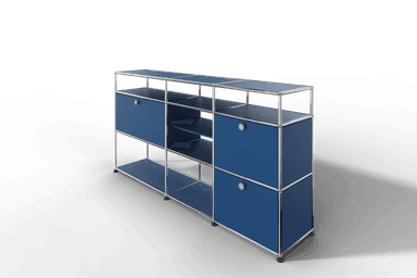 Sideboard mit offenen Elementen und Klapptüren Produktbild