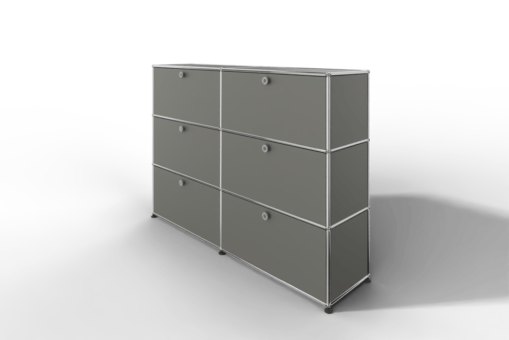 USM Haller Highboard, mit 6 Klapptüren, von Paul Schärer & Fritz Haller Produktbild