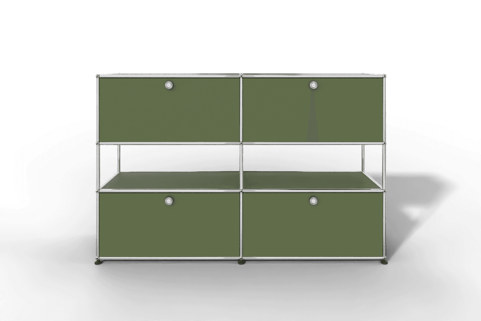 USM Haller Highboard mit 4 Klapptüren und offener Ebene Produktbild
