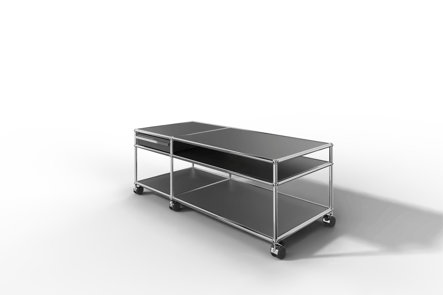 Couchtisch mit Schublade und offenem Fach Produktbild